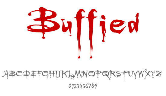 Buffied font