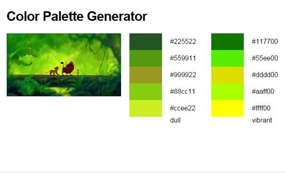 Use a Color Palette Tool