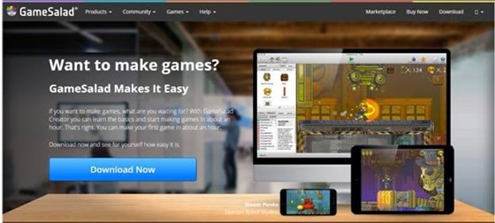 Game Salad - mobile apps development platform