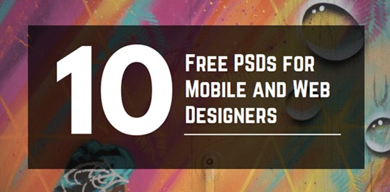 Top 10 Free PSDs for Mobile and Web Designers