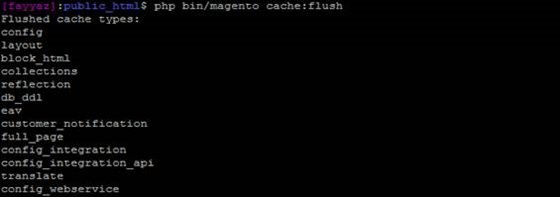 magento 2 cache flush