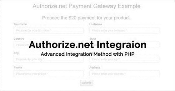 How To Integrate Authorize.Net AIM Using PHP