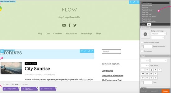 Themify Flow - Web Design Tools
