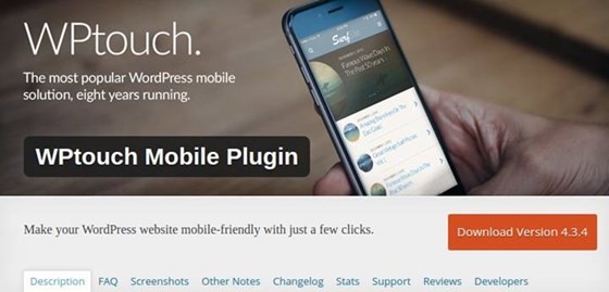 WPTouch Mobile - WordPress Plugin