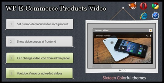 Wp E-Commerce Products Video