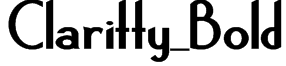 Claritty_Bold Font