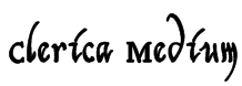 Clerica Medium Font