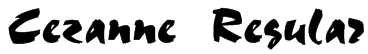 Cezanne Regular Font