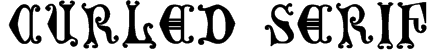 Curled Serif Font