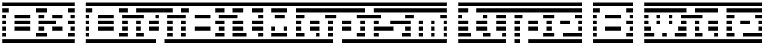 D3 DigiBitMapism type B wide Font