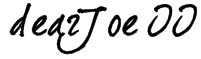 dearJoe II Font