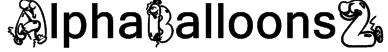 AlphaBalloons2 Font