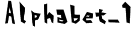 Alphabet_1 Font