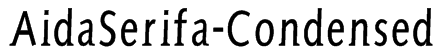 AidaSerifa-Condensed Font