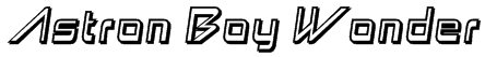 Astron Boy Wonder Font