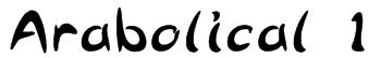 Arabolical 1 Font