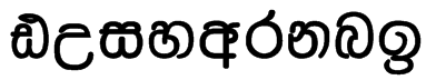 Dusharnbi Font
