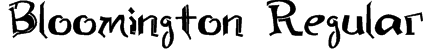 Bloomington Regular Font