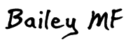 Bailey MF Font