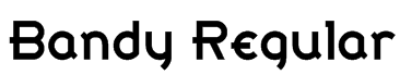 Bandy Regular Font