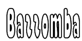 Bazzomba Font