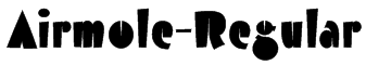 Airmole-Regular Font