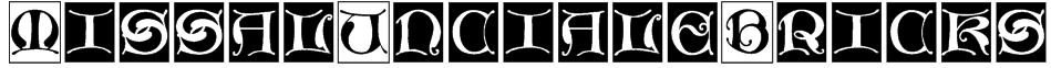 MissalUncialeBricks Font