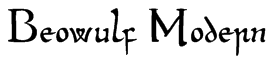 Beowulf Modern Font