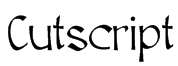 Cutscript Font