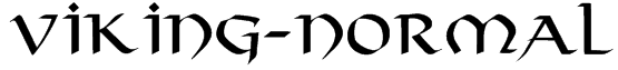 Viking-Normal Font