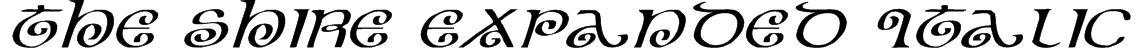 The Shire Expanded Italic Font