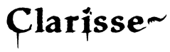 Clarisse~ Font