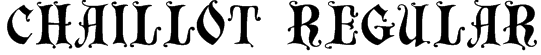 Chaillot Regular Font