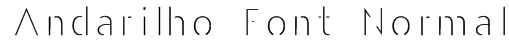 Andarilho Font Normal Font