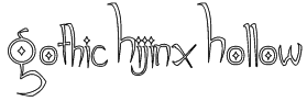 Gothic Hijinx Hollow Font