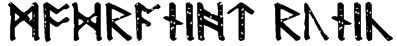 Modraniht Runic Font