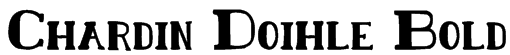 Chardin Doihle Bold Font
