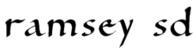 Ramsey SD Font