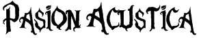 Pasion Acustica Font