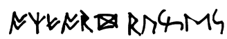 Oxford Runes Font