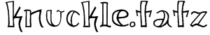 knuckle.tatz Font
