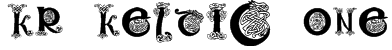 KR Keltic One Font