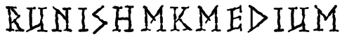 RunishMKMedium Font