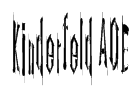 Kinderfeld AOE Font
