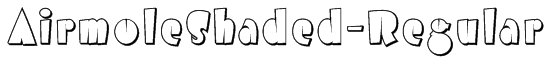 AirmoleShaded-Regular Font
