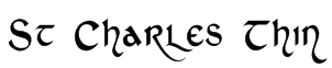 St Charles Thin Font