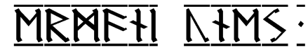 Germanic Runes 1 Font