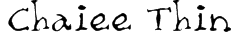 Chaiee Thin Font
