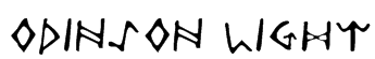 Odinson Light Font