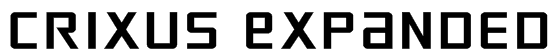 Crixus Expanded Font